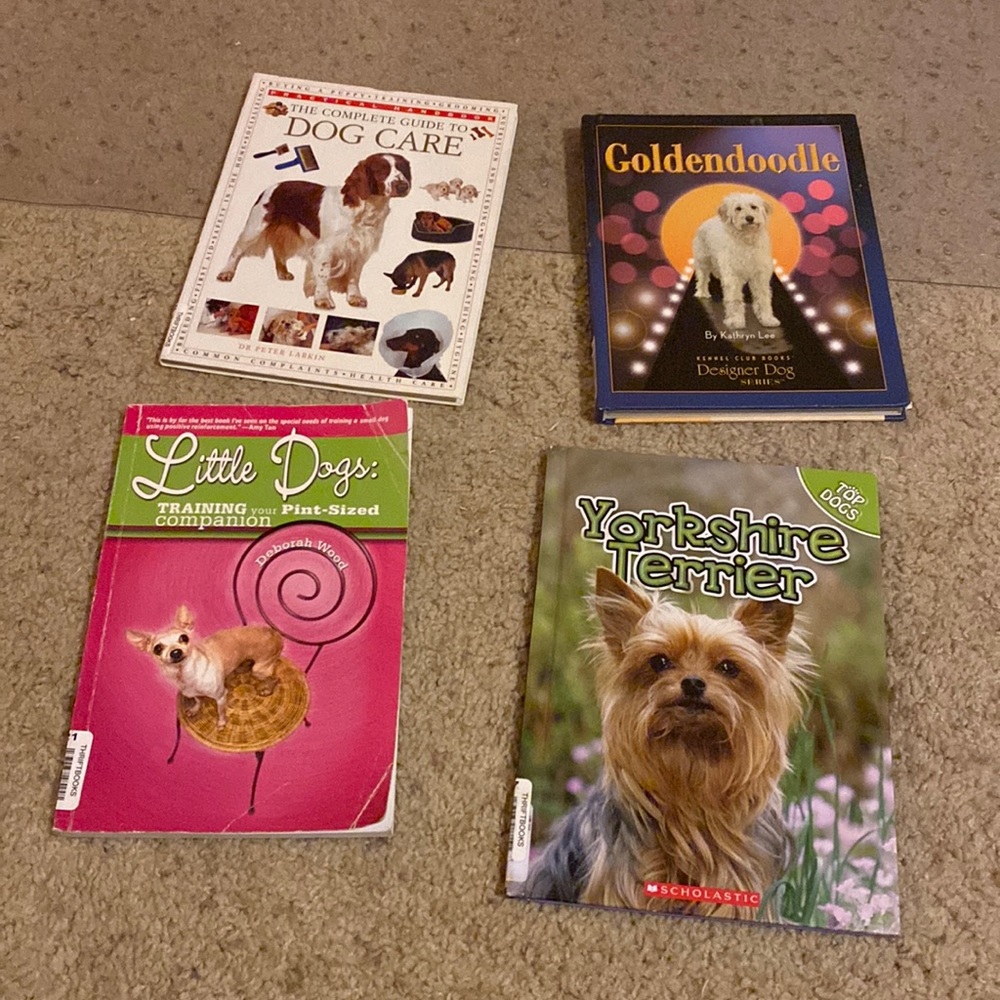 Collection of 4 dog books